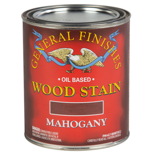 General Finishes 1 Qt Mahogany Wood Stain Oil-Based Penetrating Stain MAQT